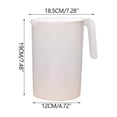thumbnail image 3 of Plastic Pitcher, 2L Iced Water Jug with Lid and Handle,Shatterproof Heat Resistance Infusion Pitcher for Cold Water,Flavor-Infused Beverage & Iced Tea, 3 of 9