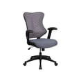 thumbnail image 3 of Scranton & Co Chaise de Bureau en Maille à Dossier Haut, Gris, 3 of 9