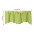 thumbnail image 3 of WIFKLSIIPG Door Curtain Kitchen Shading Window Curtain Solid Color Pocket Fan Shaped Curtain Short Curtain 52 X 18 Inches, 3 of 9