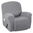 thumbnail image 1 of CHOK 2024 Housse Extensible pour Fauteuil Inclinable en Spandex Jacquard 1 Pce Bleu Marine, 1 of 7