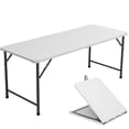 thumbnail image 4 of DEXTRUS Table Pliante de 6 Pi, Blanc, 4 of 10