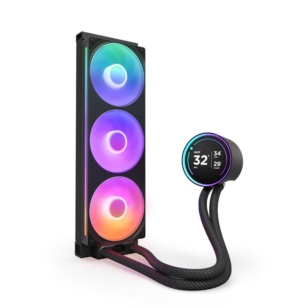 NZXT Kraken Elite RGB 360mm All-in-One Liquid CPU Cooler with LCD