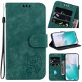 thumbnail image 1 of Compatible with Google Pixel 7 Pro Embossed Cute Tiger Flip Folio Wallet Case Card Pocket Holder Cover, 1 of 5