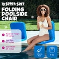 thumbnail image 2 of TRC Recreation Super Soft 19 Inch Foam Folding Lake Poolside Chair, Bahama Blue, 2 of 12