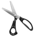 thumbnail image 1 of Colorful Round Tooth Tailor Scissors 23.5Cm, Stainless Steel Fabric Cutting Tool For Sewing Craft, 1 of 3