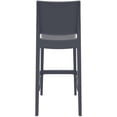 thumbnail image 4 of Compamia Siesta Maya Resin Barstool - Set of 1, Dark Gray, 4 of 7