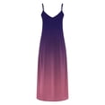 thumbnail image 5 of Ovzne Robes pour Femmes Robe d'Été Robes d'Été pour Femmes Imprimé Sans Manches Col Rond Robe Décontractée Robes Robe de Vacances Imprimée Liquidation, 5 of 5