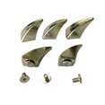 thumbnail image 2 of GUOOL 5pcs Shape Screwback Rivets Studs for Bag Belt Hat Bracelet Decoration, 2 of 6