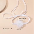 thumbnail image 4 of LinYooLi Collier Ras du Cou Fleuri pour Femmes Collier Gothique Floral à Lacets Collier Rose Long Collier en Velours pour Mariage Fête d'Été, 4 of 5