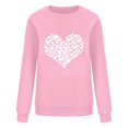 thumbnail image 4 of Chemise de Saint-Valentin pour Femmes 2024 Col Rond Chemises Décontractées Cœur d'Amour Graphiques Tees Manches Longues Amples Pull Tops Mode Vacances T-Shirt, 4 of 4