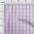 thumbnail image 1 of oneOone Viscose Jersey Fabric Check Kasuri Print Fabric BTY 60 Inch Wide, 1 of 5