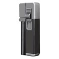 thumbnail image 1 of En 1 Briquet 2 en 1 Flamme Inclinée Coupe-Vent pour Tuyaux Cigares Métal Rechargeable Réglable, 1 of 1