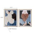 thumbnail image 2 of Art Mural En Toile Encadré Janel & Lisa - Ensemble De 2, 2 of 3
