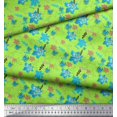 thumbnail image 3 of Soimoi polyester Crepe Fabric Leaves & Floral Print Fabric by Yard 42 Inch Wide, 3 of 5