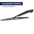 thumbnail image 3 of Unique Bargains 410mm 16' Car Rear Windshield Wiper Blade Arm Set for 96-04 Volvo V40 Black, 3 of 4
