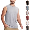 thumbnail image 3 of Débardeurs pour Hommes Gym Musculation Sans Manches T-Shirt Basique Sport Entraînement Physique, 3 of 4