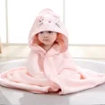 thumbnail image 2 of Newborn Cartoon Animal Baby Bath Towel, 2 of 5