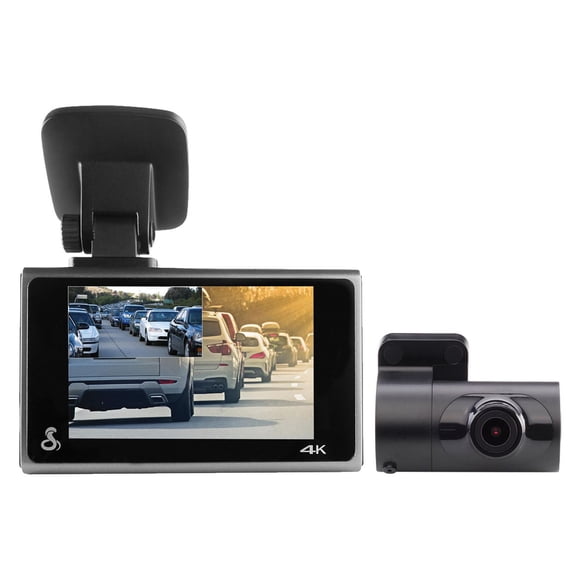 Cobra SC400D Smart Dash Cam With Rear-View Accessory Camera Black
