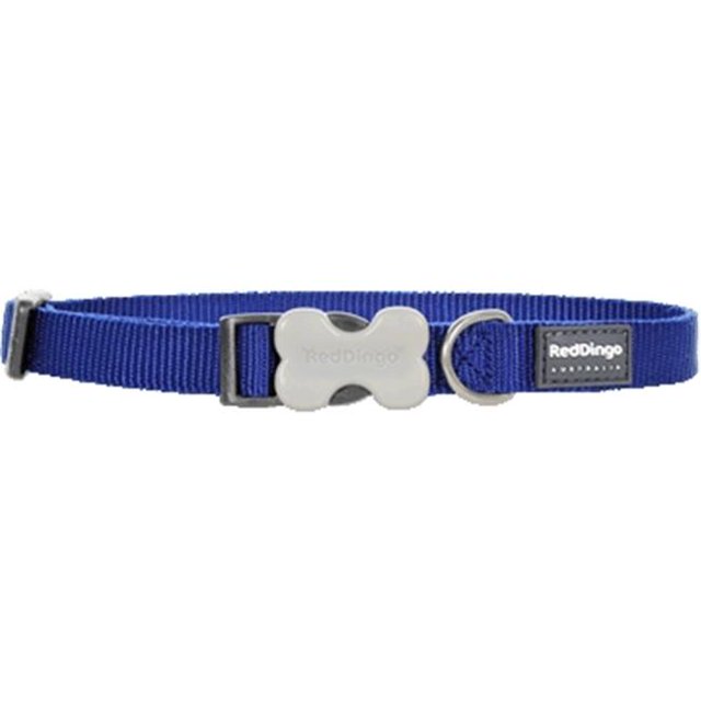 Red Dingo Collier pour Chien DC-ZZ-DB-ME Classique Bleu Foncé - Moyen