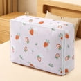thumbnail image 1 of Waterproof Portable Storage Bag, Heavy Duty Zipper Clothes Quilts Organizer Box, Large Capacity Foldable Travel Moving Dorm Garment Carrier, 1 of 5