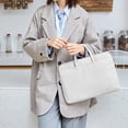 thumbnail image 2 of MesaSe 14/15-inch Tablet Handbag with Fixed Strap Portable Handles Multi Compartment Pockets Zipper Closure Soft Lining Storage Anti-Col, 2 of 10