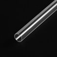 thumbnail image 3 of Unique Bargains 2pcs Clear Rigid PVC Pipe 3/8'(9mm) ID x 1.3ft 0.02' Wall Round Tube Tubing, 3 of 5