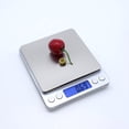 thumbnail image 2 of Balance Numérique de Haute Précision, Balance de Cuisine Multifonction en Acier Inoxydable 500 G/0,01 g avec Écran Lcd Rétroéclairé, Fonction Tare et Alimentation par Pile pour une Mesure Précise des Ingrédients, 2 of 6