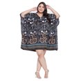 thumbnail image 2 of Oussum Robe Tunique pour Femmes, Manches Courtes 3/4, Caftan pour Dames, Robes Décontractées, 2 of 7