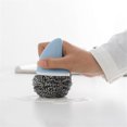 thumbnail image 1 of TopLLC Handle Stainless Steel Wire Ball Kitchen Brush Dish Cleaning Tools on Clearance, 1 of 3