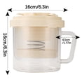 thumbnail image 3 of QTOCIO Yogurt Filter Separator Filter Gauze Yogurt Yogurt Bowl Filter Yogurt Filter, 3 of 4