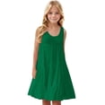 thumbnail image 1 of RXIRUCGD 2025 Vêtements d'Été pour Enfants Robe Décontractée Mignonne à Manches Courtes et Col Rond pour Enfants et Filles, 1 of 6