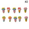 thumbnail image 3 of Barrette à Pression pour Enfants, Couleur Arc-en-Ciel, Forme Géométrique, Épingle à Cheveux, Barrette, 3 of 10