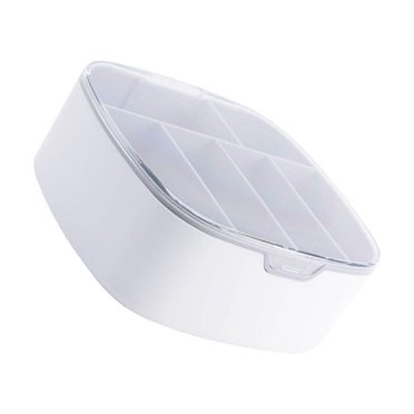 Organisateur de Bureau Tiroir en Plastique Anti-Poussière Boîte de Rangement pour Écouteurs et Papeterie Support de Câble de Charge Domestique Gris