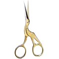 thumbnail image 1 of Arolly Embroidery Scissors 4.5-inch Small Sewing Scissors Retro Style Craft Scissors for Art Needle Work -Light Gold, 1 of 3