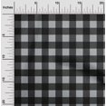 thumbnail image 1 of oneOone Viscose Chiffon Fabric Gingham Check Printed Fabric 1 Yard 42 Inch Wide, 1 of 4