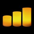 thumbnail image 3 of Mainstays Unscented LED Mini Wax Pillar Candles, 3 of 6