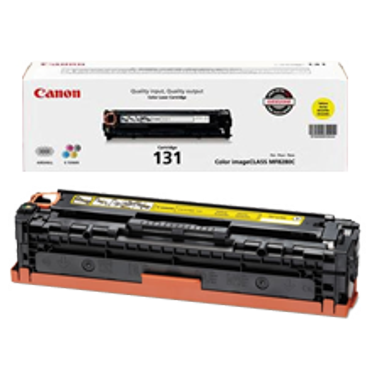 -Tout Neuf Original Canon 6269B001AA (Canon 131) Cartouche de Toner Laser Jaune pour Canon ImageClass MF-624CW