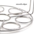 thumbnail image 4 of HAOAN Egg Steamer Rack Trivet for Instant Pot Accessories 5 Qt  6 Qt  8 Qt Pressure Cooker 2 Pack Stackable 304 Stainless Steel Multipurpose Cooling Rack Cooking, 4 of 8