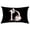 D, variant on Dengmore Pillow Covers English Alphabet ANW Floral Pillowcases Black Throw Pillow Case