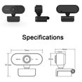thumbnail image 3 of Amdohai USB2.0 1080P Webcam 2M Pixel Video Camera with Microphone, 3 of 7