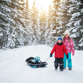 thumbnail image 2 of Conquest Speedster Steerable Snow Sled - Blue, 2 of 5