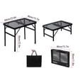 thumbnail image 4 of Graflsoa Portable Height-Adjustable Camping Table with Storage Bag for Outdoor Adventures, Picnics, and Indoor Use, 4 of 7