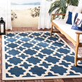 thumbnail image 2 of Safavieh Courtyard Polypropylene Medium Rectangle Rug CY6913-268-5 in Navy and Beige, 2 of 4