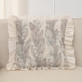 thumbnail image 4 of EGNMCR Pillows, Body Pillow, Throw Pillows, Neck Pillow Wind Bells Flower Pillow Cover Ruffled Pillow Cover Sofa Pillow Cover Living Room Cushion Cover Holiday Gift Polyester pillowcase, 4 of 6