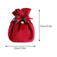 thumbnail image 4 of ZZkhGO Christmas Velvet Bag, Bundle Pocket Candy Box Cloth Bag, Removable Holiday Gift Bag for Candy Storage, 4 of 4