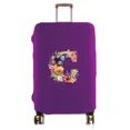 thumbnail image 1 of Travel Luggage Cover Baggage Suitcase Protector Washable Reusable Dustproof Scratch-proof Suitcase Cover Butterfly Print Pattern 8butterfly letter C S, 1 of 6