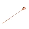 thumbnail image 3 of Long Handle Spoon Stainless Steel Mixing Ice Milkshake Spoon Steel Spoon Rose Gold, 3 of 8