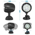 thumbnail image 3 of Battery Motion Sensor Light Outdoor Battery Operated Motion Lights Outdoor 6 LEDs - 6000K Auto on Off 2Pack,2 * Battery Motion Sensor Light,Black, 3 of 7