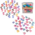 thumbnail image 1 of Pinces à Cheveux pour Enfants : 72 Pcs Mini Pinces à Mâchoires Décoratives Pince à Cheveux pour Filles, 1 of 6