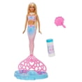 thumbnail image 1 of Barbie Bubble Sparkle Mermaid Doll with Bubble-Making Feature, Includes Bubble Solution & Hairbrush, 1 of 6